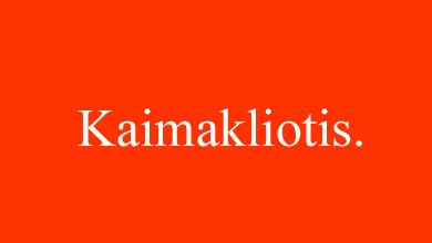 Kaimakliotis LLC